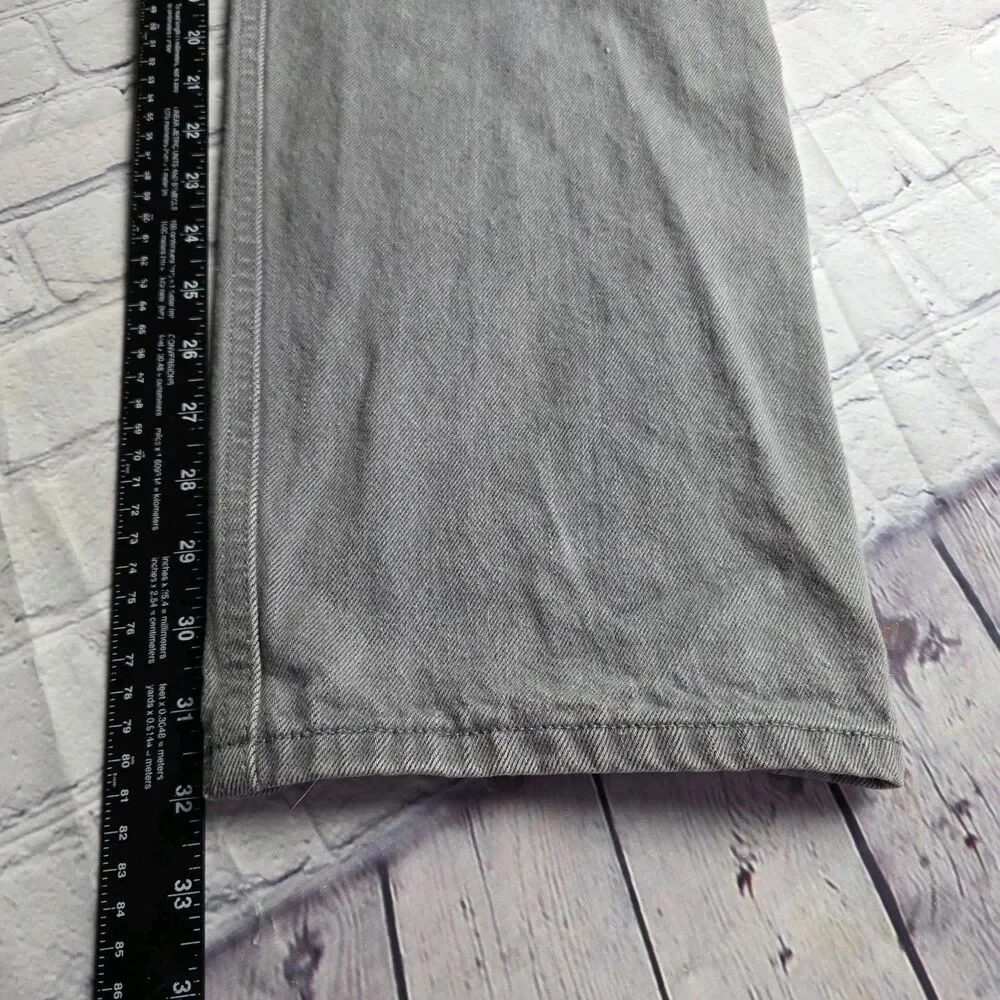Vintage Levis 501xx Mens 38x34 Straight Leg Button Fly Gray Jeans Made in Mexico